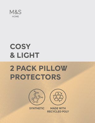 2pk Cosy & Light Pillow Protectors
