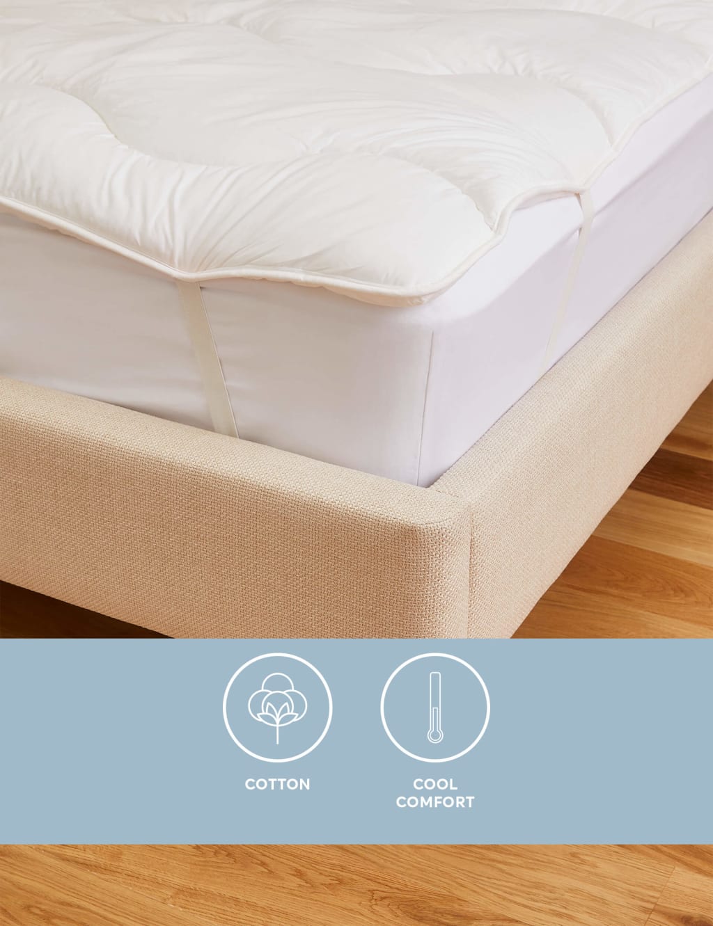 Comfortably Cool Mattress Topper image 1