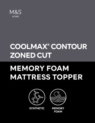 Contour Memory Foam Mattress Topper - PT