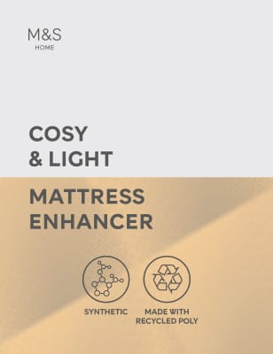 

Cosy and Light Mattress Enhancer - White, White