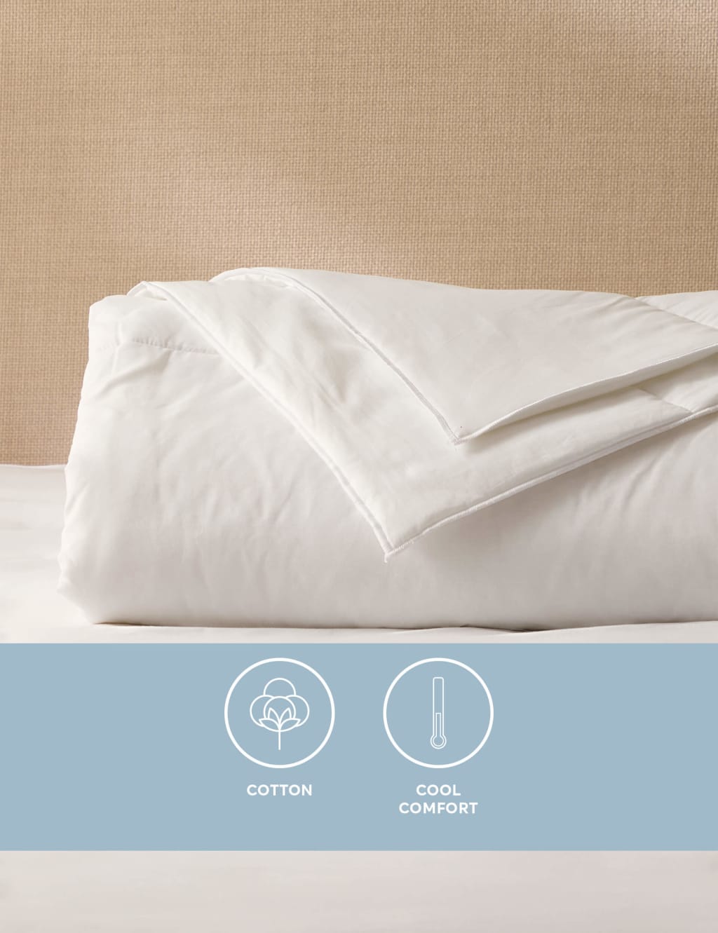 Comfortably Cool 3 Tog Duvet image 1