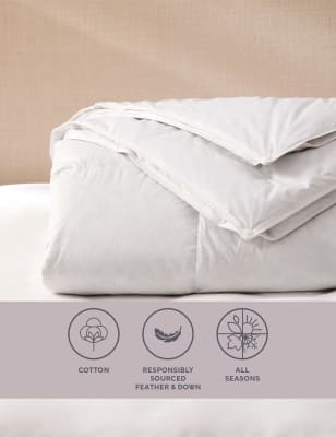 Goose Feather & Down 13.5 Tog All Season Duvet - JE