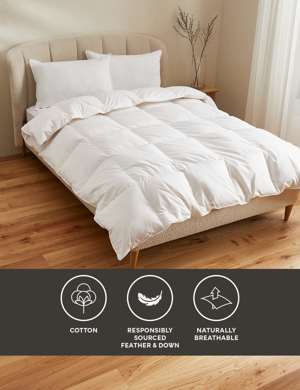 Luxury Duck Down 13.5 Tog Duvet image 1