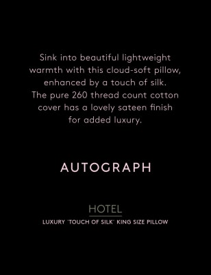 

Autograph Touch of Silk - Mittelgroßes Kissen mit Seidenanteil - Weiss, Weiss