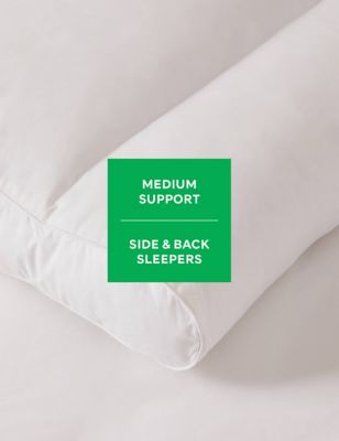 Sleep Solutions Contour Firm Pillow - White, White
