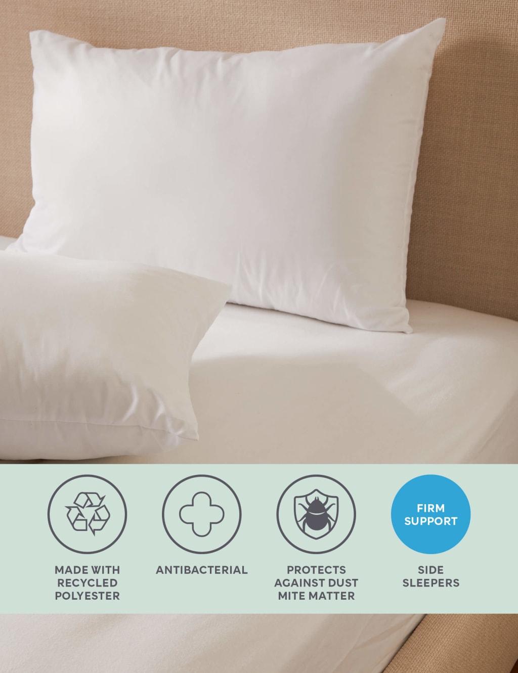 Pillows Synthetic, Goose Down & Feather Pillows M&S