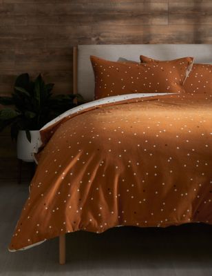 

Pure Cotton Spotty Brushed Bedding Set - Neutral, Neutral