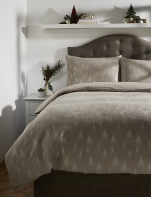 

Cotton Rich Woodland Jacquard Bedding Set - Grey Mix, Grey Mix