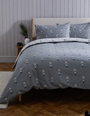 

Pure Brushed Cotton Nutcracker Bedding Set - Grey Mix, Grey Mix