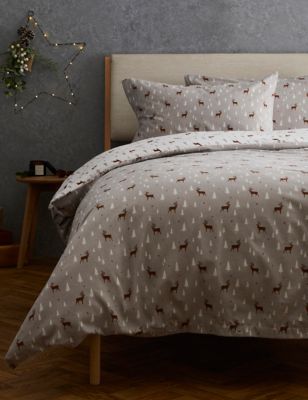 

Pure Brushed Cotton Stag Bedding Set - Neutral, Neutral