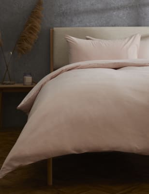 

Bettwäscheset aus reiner, gebürsteter Baumwolle - Blush, Blush