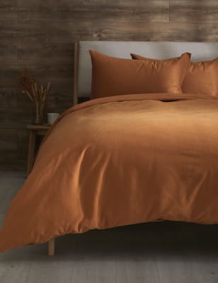 

Pure Brushed Cotton Bedding Set - Ginger, Ginger