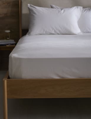 

Pure Cotton Brushed Flat Sheet - White, White