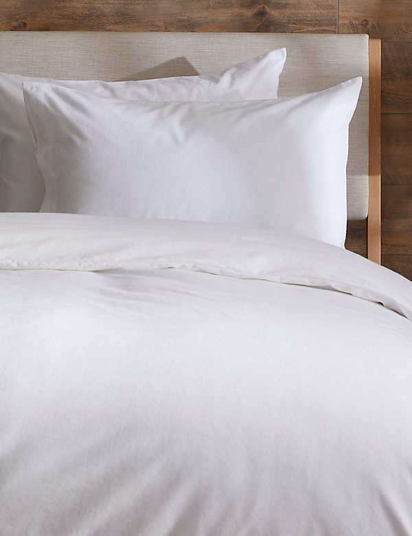 2 Pack Pure Cotton Brushed Pillowcases - BE