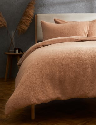 

Curly Teddy Fleece Bedding Set - Caramel, Caramel