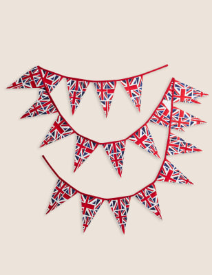 

M&S Collection Union Jack-Wimpel - Rot Melange, Rot Melange