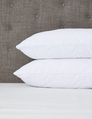 

Fresh & Cool - 2er-Pack mittelfeste Kissen - Weiss, Weiss