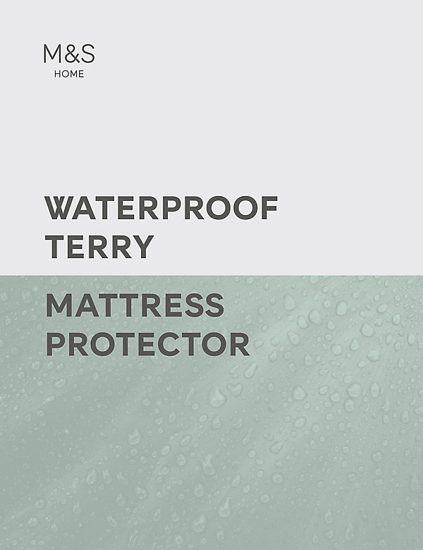 Sleep Solutions Terry Waterproof Mattress Protector - LU