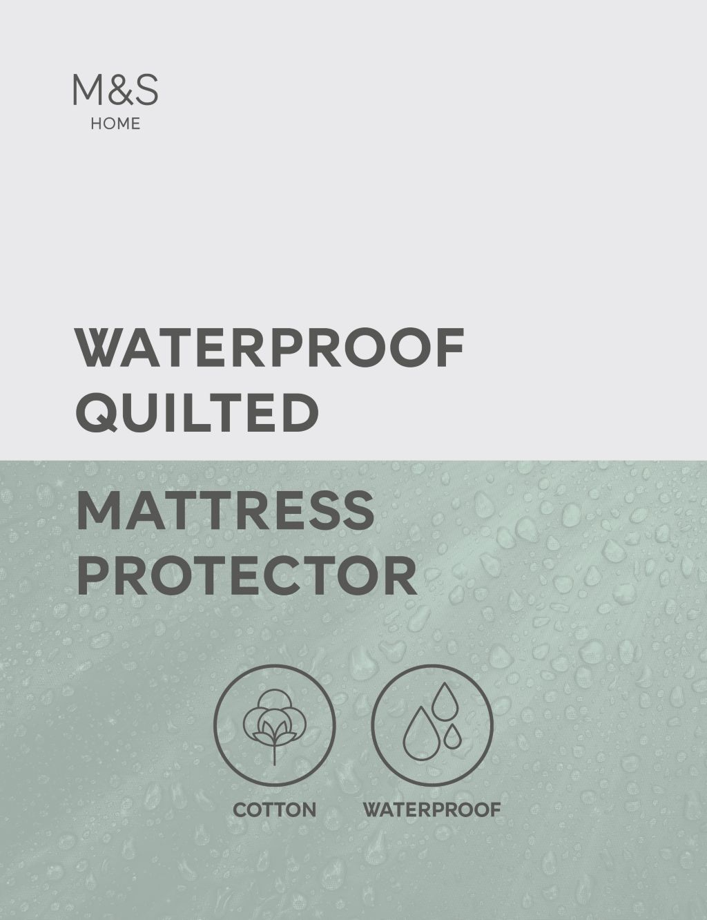Sleep Solutions Quilted Waterproof Mattress Protector image 1