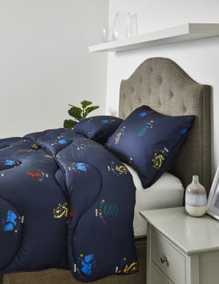 

Bezuglose Bettdecke und Kissenbezug mit Harry Potter™-Motiv - Navy Mix, Navy Mix
