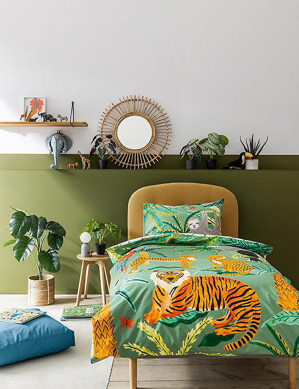 Pure Cotton Jungle Bedding Set - FR