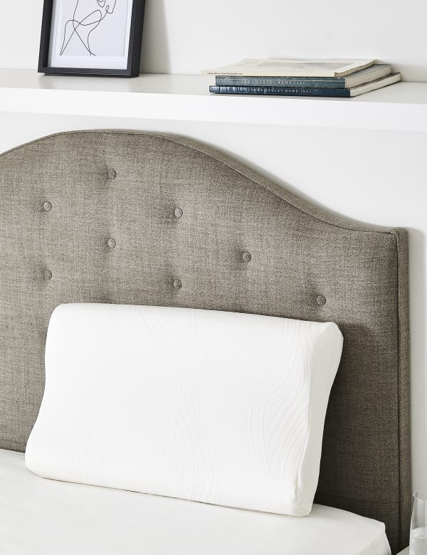 Memory Foam 3 Way Contour Pillow M S