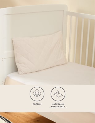 Pure Wool & Cotton Cot Bed Pillow