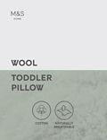 Kissen für Kinderbett aus reiner Wolle und Baumwolle