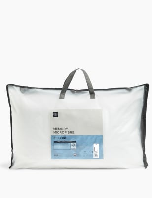 Oreiller &agrave; m&eacute;moire de forme en microfibres