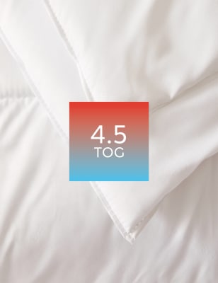 Marks and Spencer Body Sensor™ 4.5 Tog Duvet - 5FT - White, White