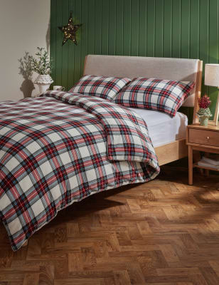 

Ropa de cama de cuadros polar - Ecru Mix, Ecru Mix