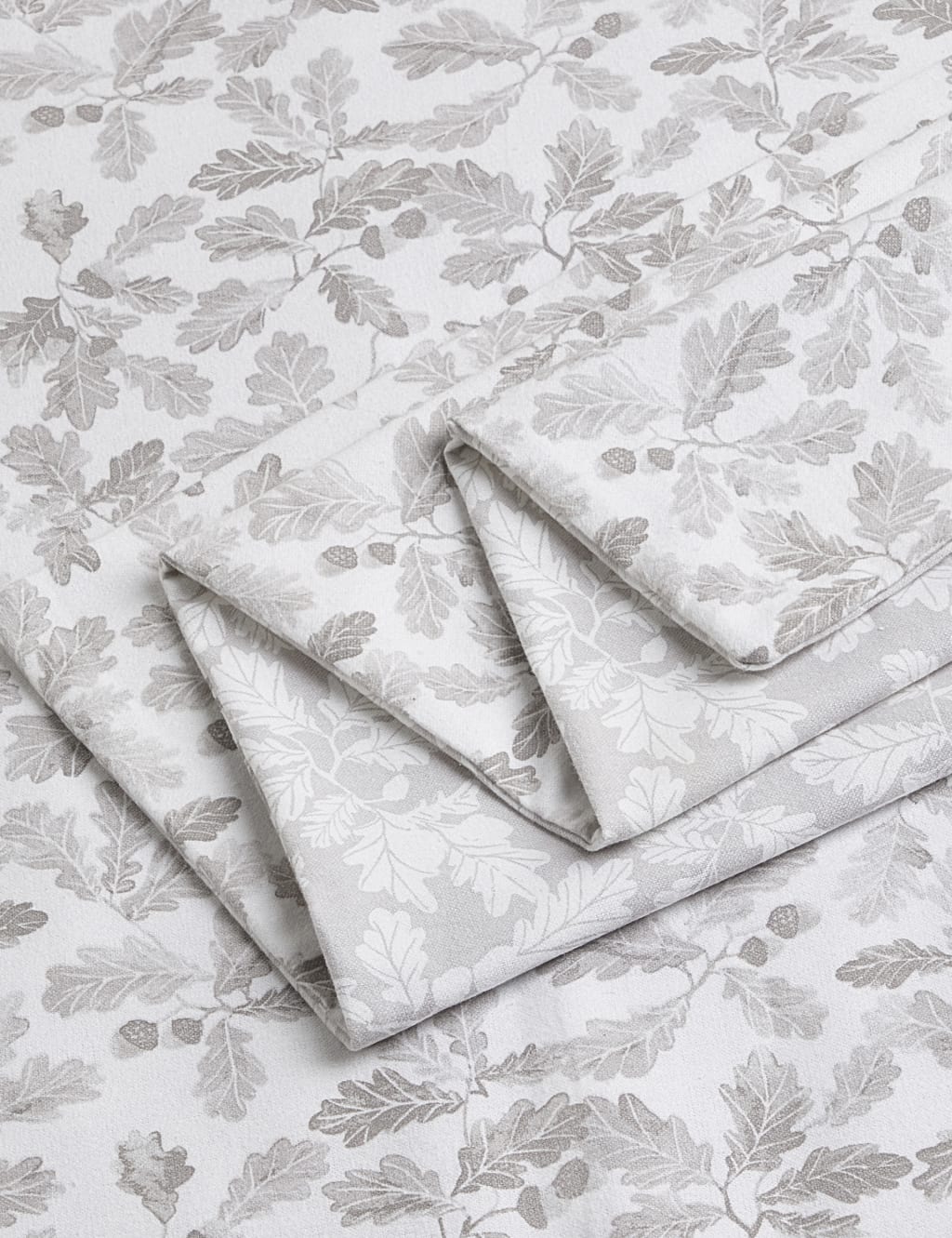 Pure Brushed Cotton Oak Leaf Bedding Set image 2