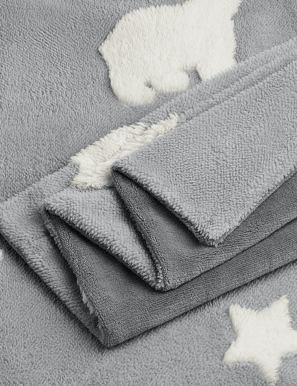Carved Fleece Polar Bear Bedding Set image 2