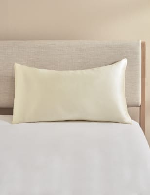 

M&S Collection Funda de almohada 100% seda - Naturalidad, Naturalidad