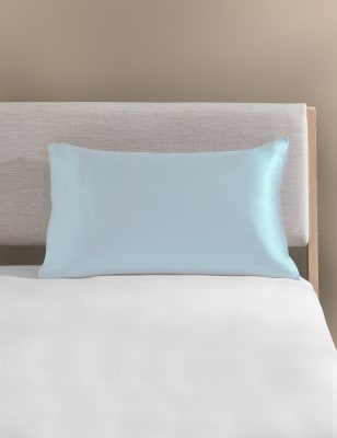 

M&S Collection Kissenbezug aus reiner Seide - Schieferblau, Schieferblau