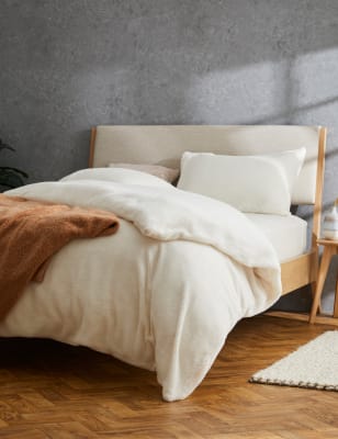 

Teddy Fleece Bedding Set - Cream, Cream