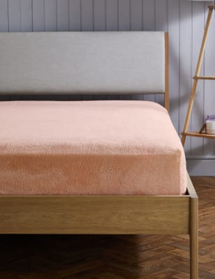 

Teddy Fleece Deep Fitted Sheet - Blush, Blush