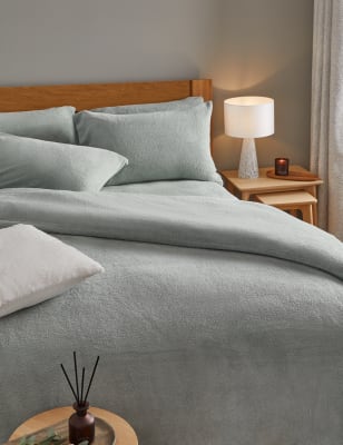 

M&S Collection Teddy Fleece Deep Fitted Sheet - Sage, Sage