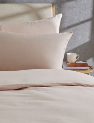 

Pure Brushed Cotton Bedding Set - Blush, Blush