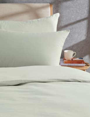 

Pure Brushed Cotton Bedding Set - Sage, Sage