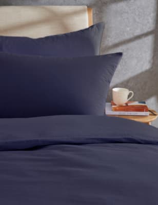 

Pure Brushed Cotton Bedding Set - Midnight Navy, Midnight Navy