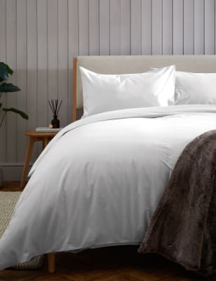 

M&S Collection Pure Brushed Cotton Bedding Set - Silver Grey, Silver Grey