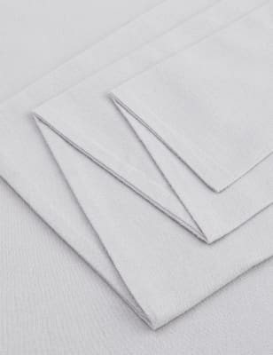 

2er-Pack Kissenbezüge aus gebürsteter Baumwolle - Silbergrau, Silbergrau