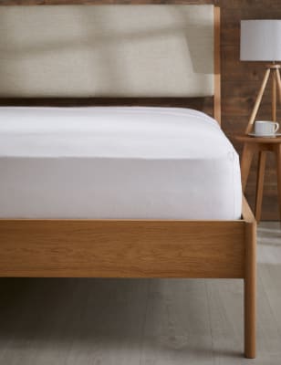 

M&S Collection Pure Brushed Cotton Deep Fitted Sheet - White, White