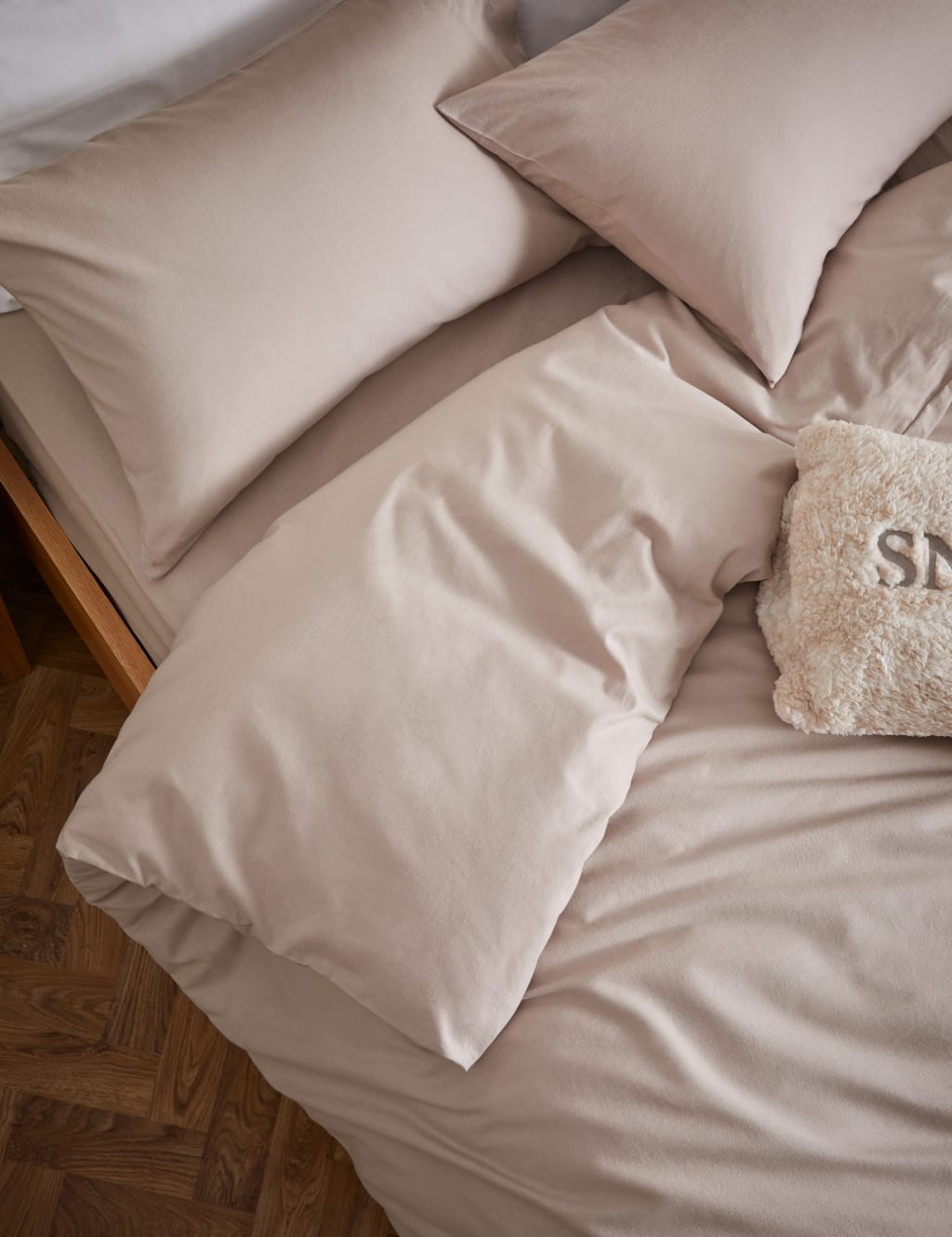 Pure Brushed Cotton Bedding Set image 4