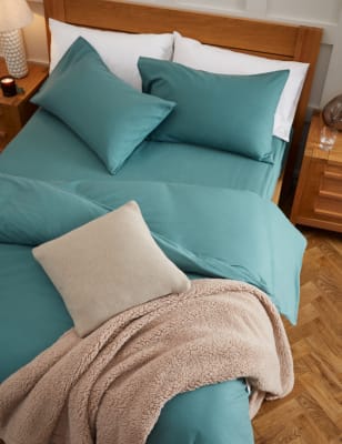 

M&S Collection Pure Brushed Cotton Fitted Sheet - Seafoam, Seafoam