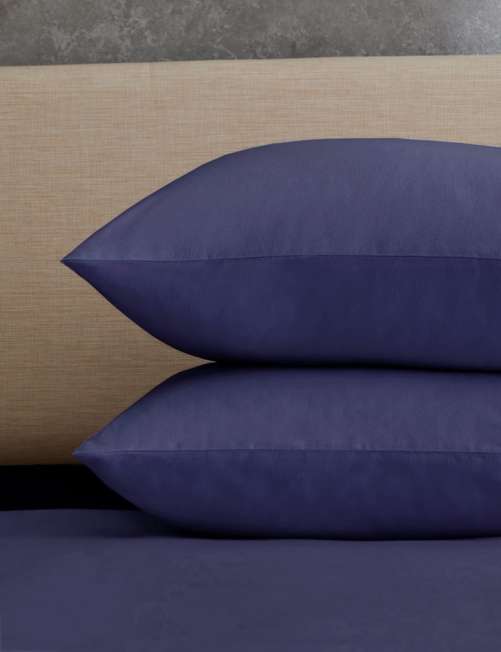 Navy Pillowcases M&S