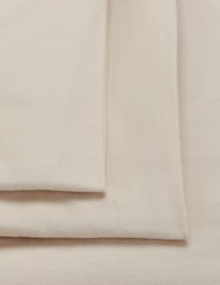 Pure Brushed Cotton Deep Fitted Sheet