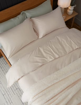 

M&S Collection Pure Brushed Cotton Flat Sheet - Sand, Sand