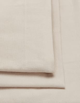 Pure Brushed Cotton Flat Sheet